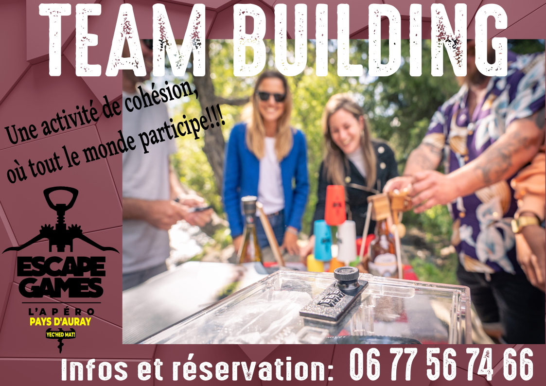 team buildng escape apero auray