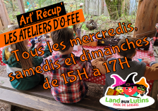 land aux lutins ateliers art recup activités famille vacances automnes morbihan